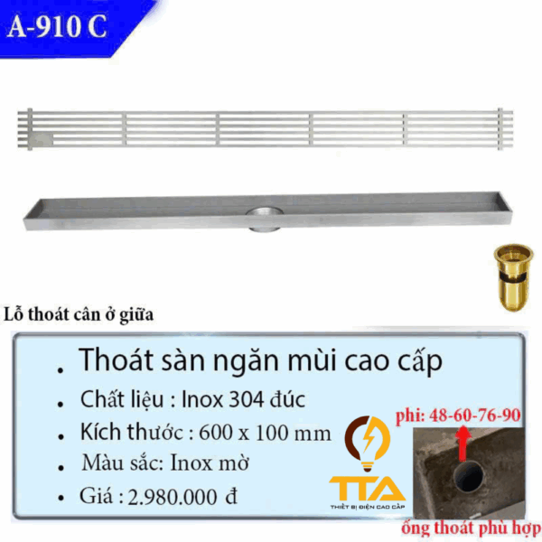 Ga Thoát Sàn A-910C