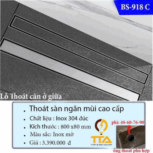 Ga Thoát Sàn BS-918C