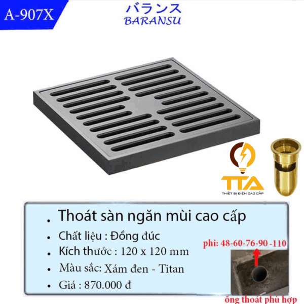 Ga Thoát Sàn A-907X