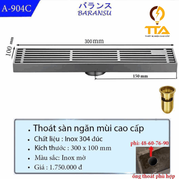 Ga Thoát Sàn A-904C