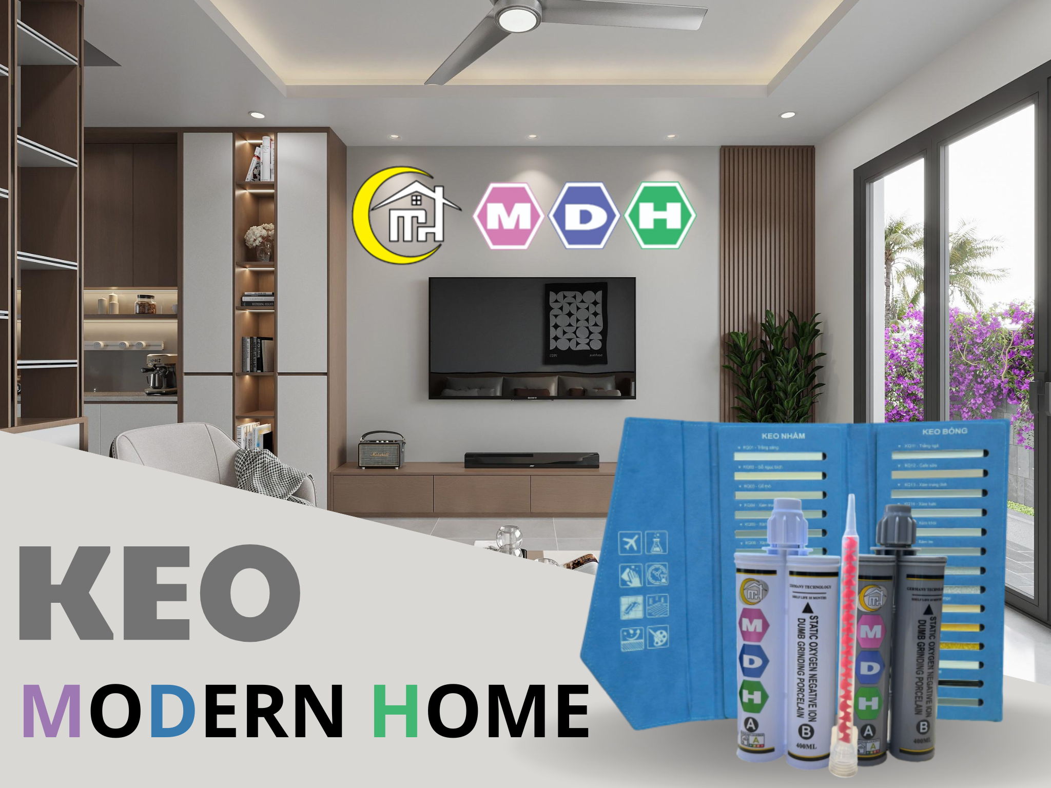 KEO CHÍT MẠCH MODERN HOME