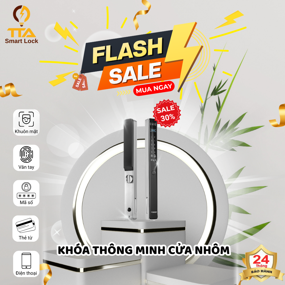 Khóa Thông Minh Cửa Nhôm