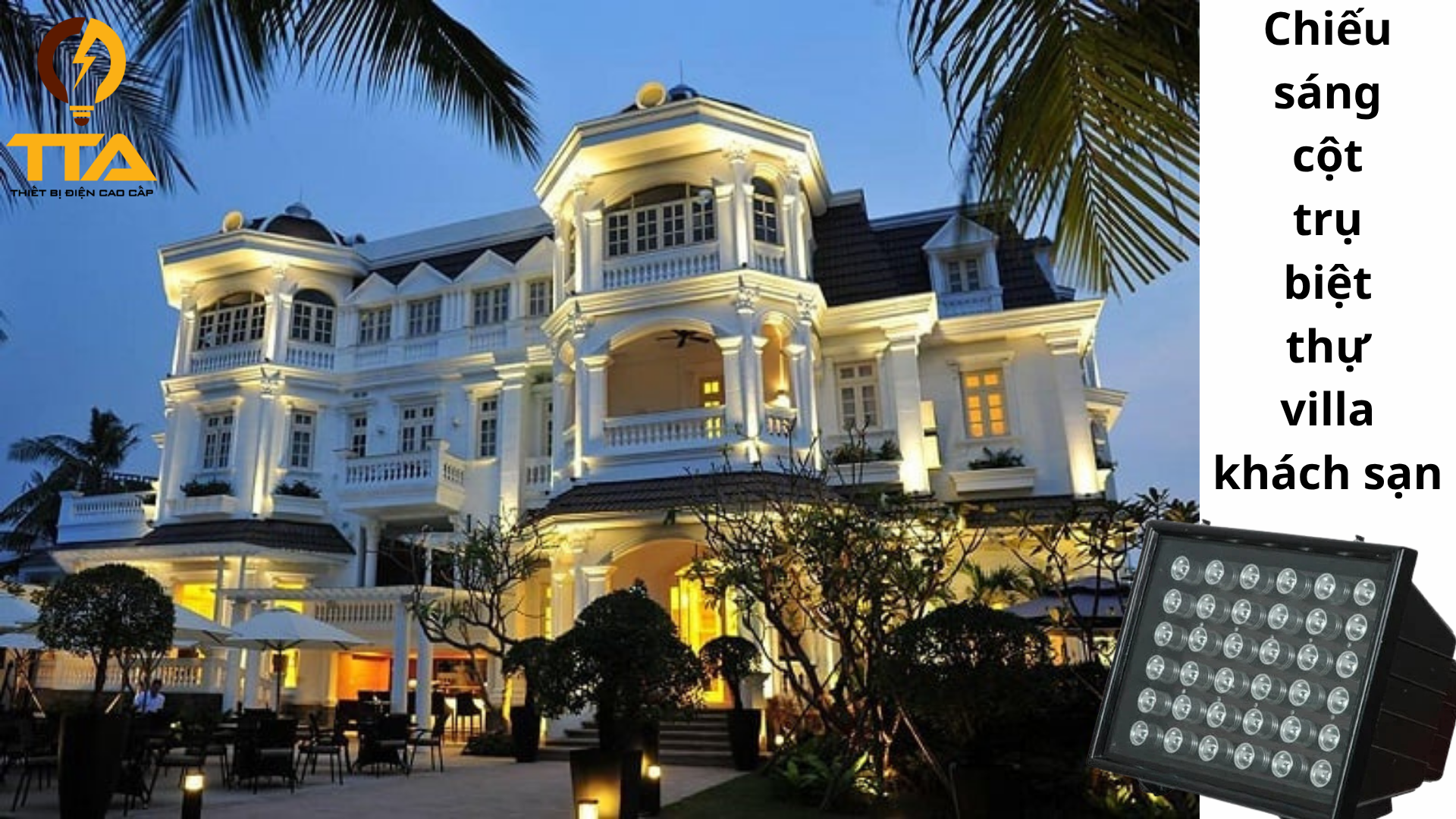 Đèn chiếu sáng cho căn hộ, villa