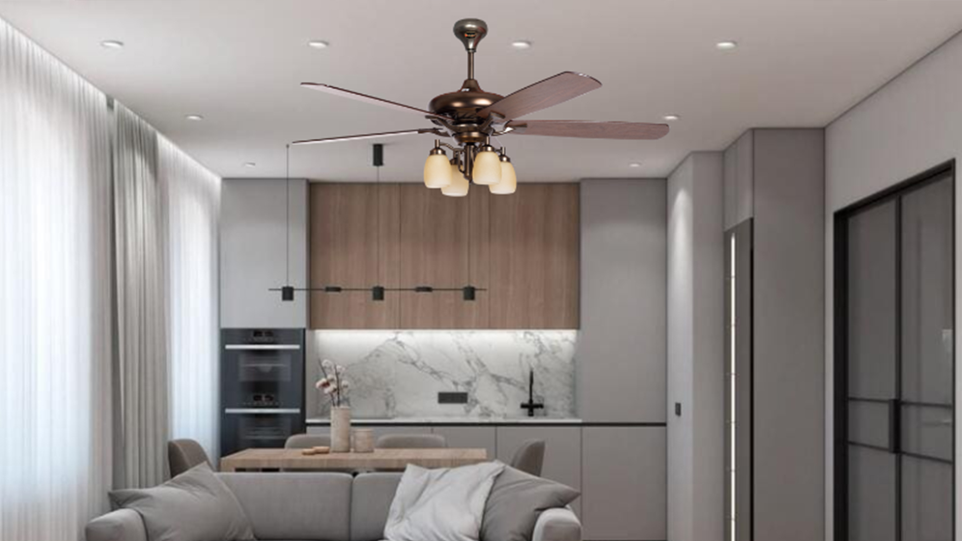 Quạt trần Kaiyokukan Yoko 020